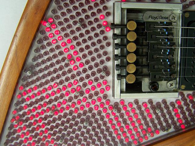 Guitar LED display 